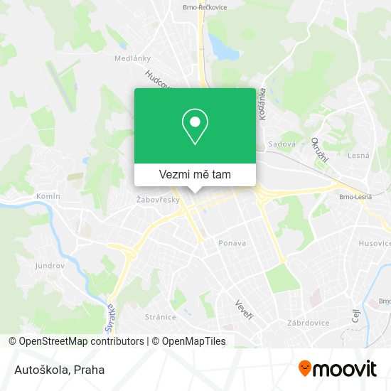 Autoškola mapa