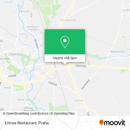 Entree Restaurant mapa