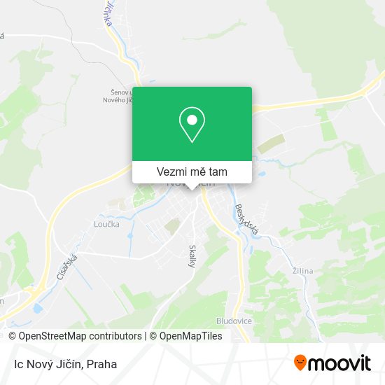 Ic Nový Jičín mapa
