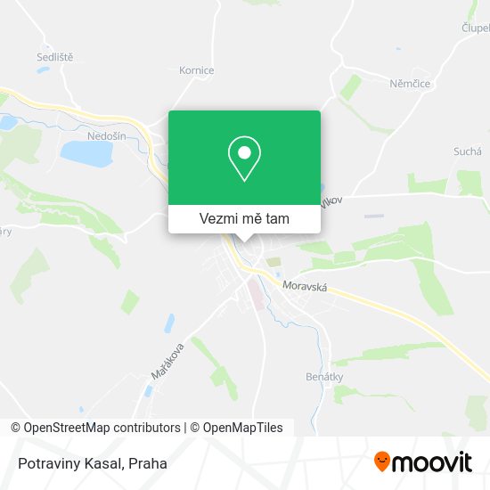 Potraviny Kasal mapa