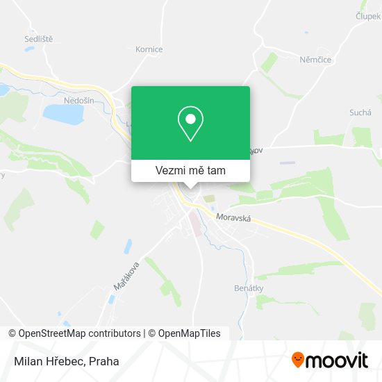 Milan Hřebec mapa