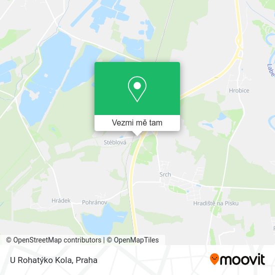 U Rohatýko Kola mapa