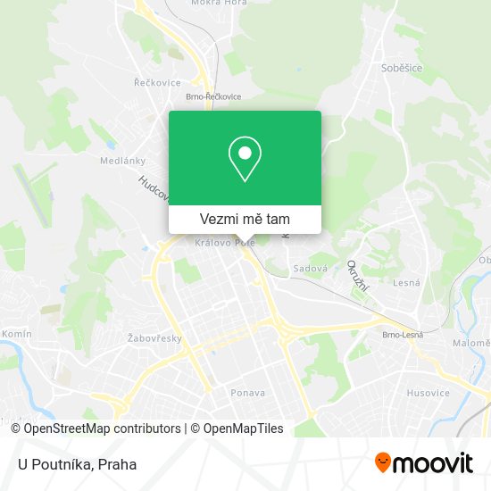 U Poutníka mapa