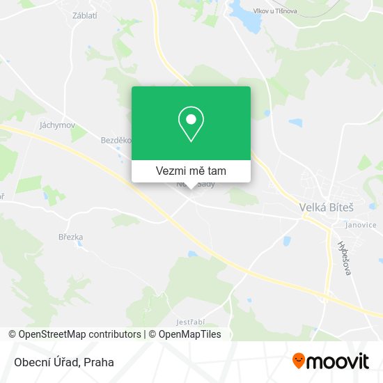 Obecní Úřad mapa