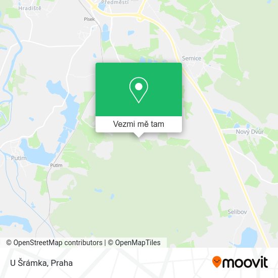 U Šrámka mapa