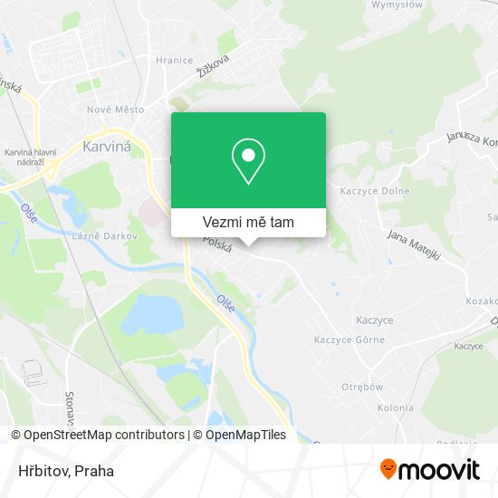 Hřbitov mapa