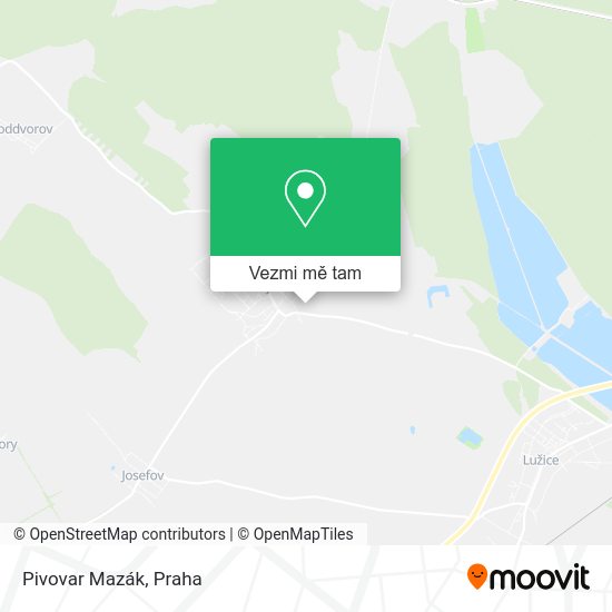 Pivovar Mazák mapa
