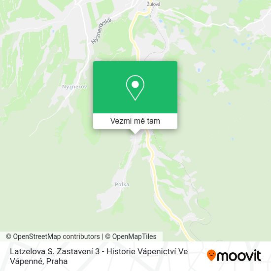 Latzelova S. Zastavení 3 - Historie Vápenictví Ve Vápenné mapa