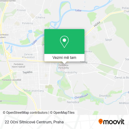 22 Oční Sítnicové Centrum mapa