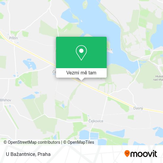 U Bažantnice mapa