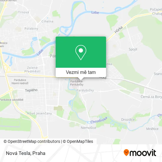 Nová Tesla mapa