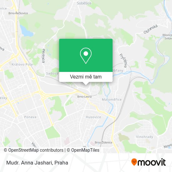 Mudr. Anna Jashari mapa