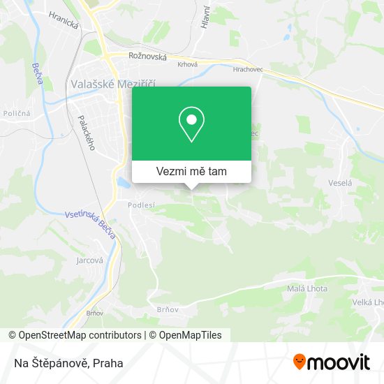 Na Štěpánově mapa