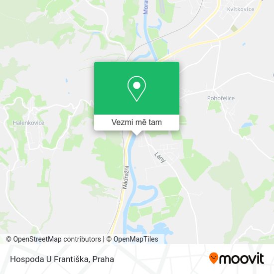 Hospoda U Františka mapa
