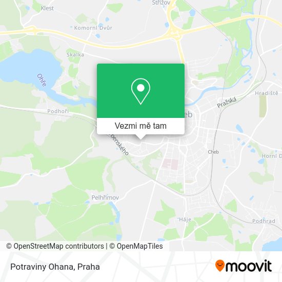 Potraviny Ohana mapa