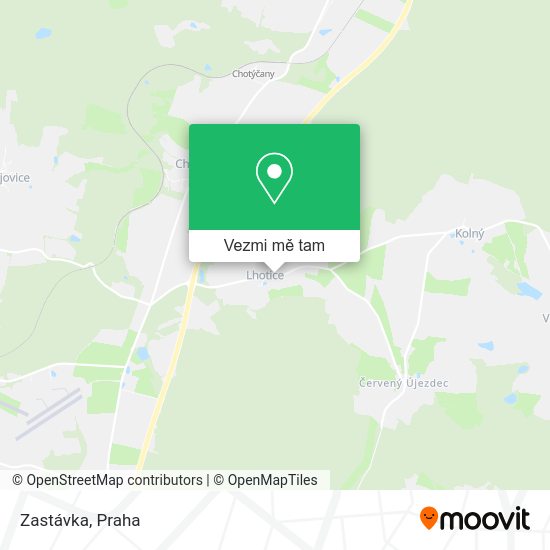 Zastávka mapa