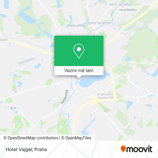 Hotel Vajgar mapa