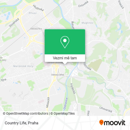 Country Life mapa