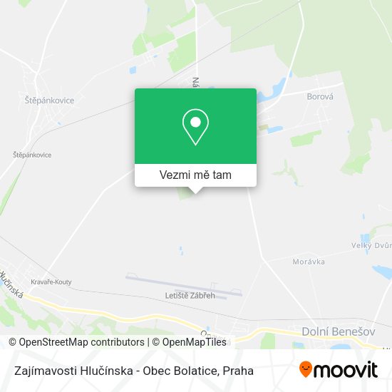 Zajímavosti Hlučínska - Obec Bolatice mapa