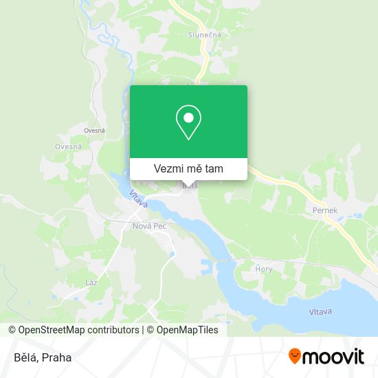 Bělá mapa