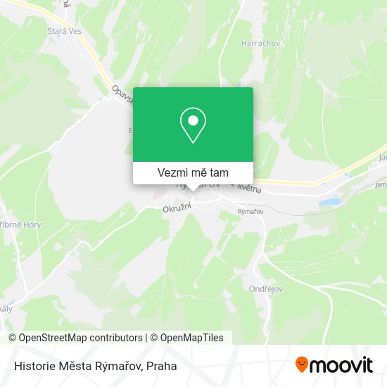 Historie Města Rýmařov mapa