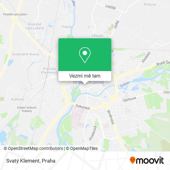 Svatý Klement mapa