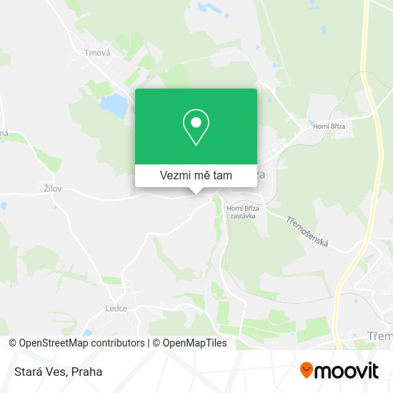 Stará Ves mapa