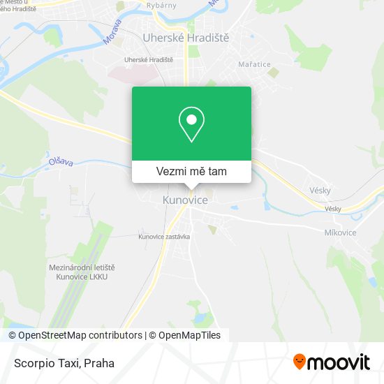 Scorpio Taxi mapa