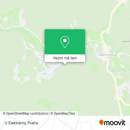 U Elektrárny mapa