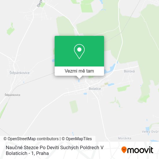 Naučné Stezce Po Devíti Suchých Poldrech V Bolaticích - 1 mapa