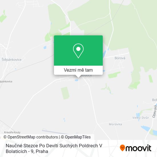 Naučné Stezce Po Devíti Suchých Poldrech V Bolaticích - 9 mapa