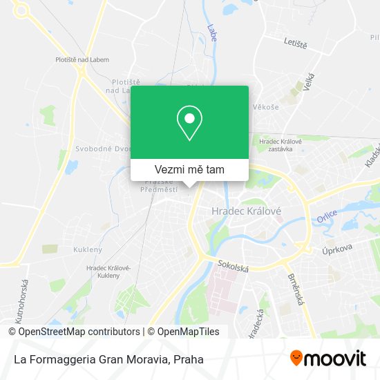 La Formaggeria Gran Moravia mapa