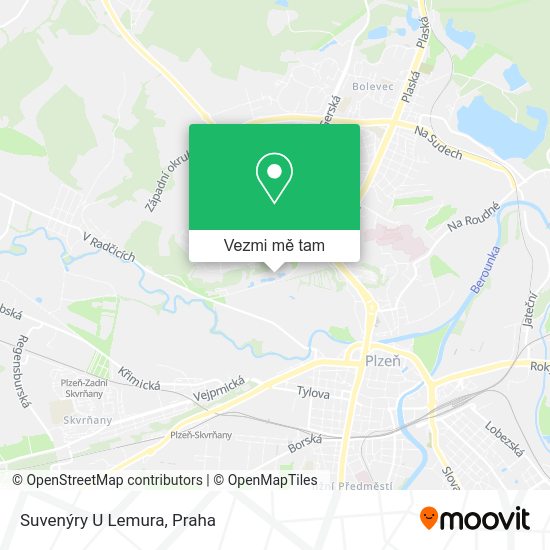 Suvenýry U Lemura mapa