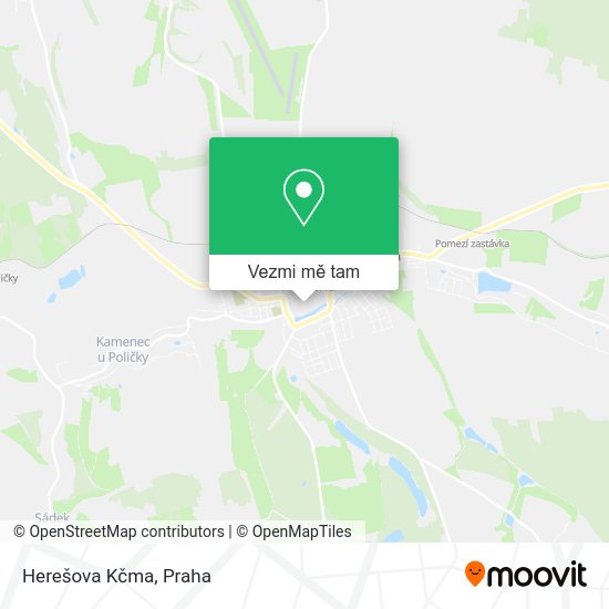 Herešova Kčma mapa