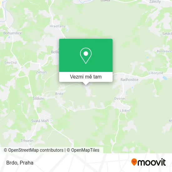 Brdo mapa