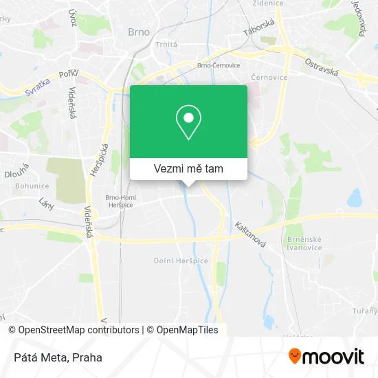 Pátá Meta mapa
