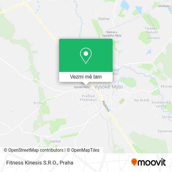 Fitness Kinesis S.R.O. mapa