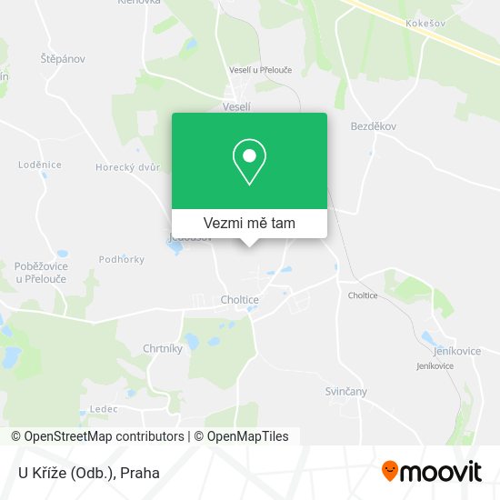 U Kříže (Odb.) mapa