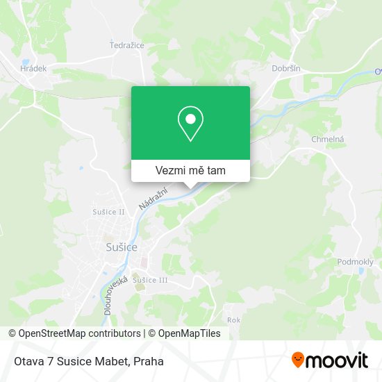 Otava 7 Susice Mabet mapa