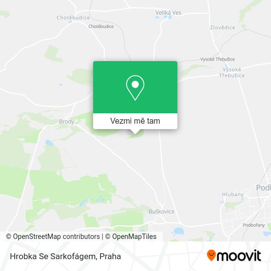 Hrobka Se Sarkofágem mapa