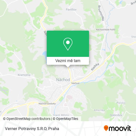 Verner Potraviny S.R.O mapa