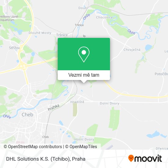 DHL Solutions K.S. (Tchibo) mapa
