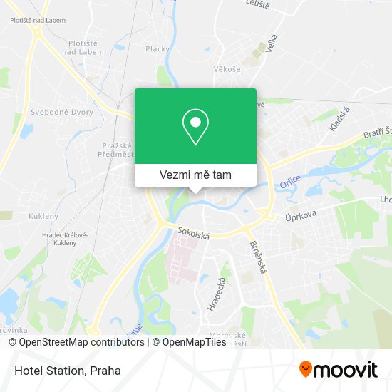 Hotel Station mapa