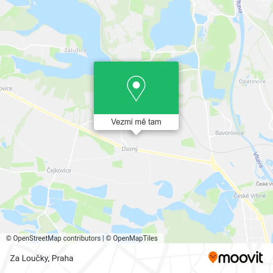 Za Loučky mapa