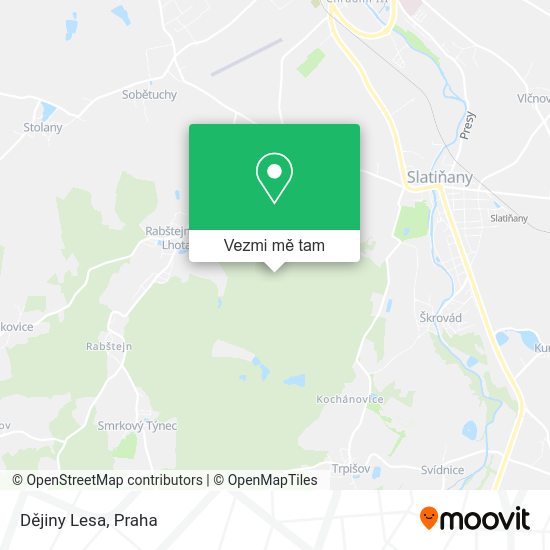 Dějiny Lesa mapa