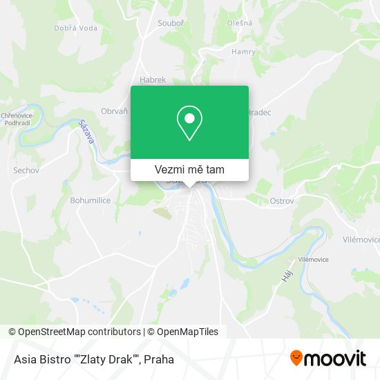 Asia Bistro ""Zlaty Drak"" mapa