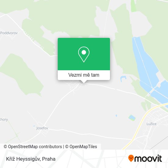 Kříž Heyssigův mapa