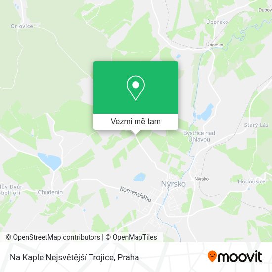 Na Kaple Nejsvětější Trojice mapa