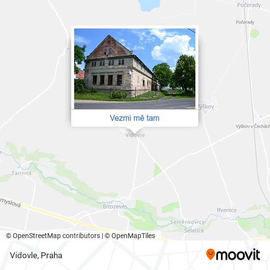 Vidovle mapa