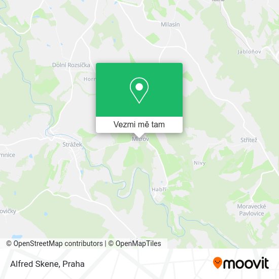 Alfred Skene mapa